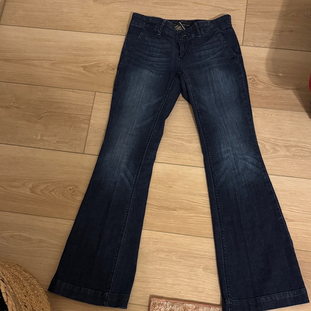 Mossimo Supply Co. Dark Blue Flare Jeans